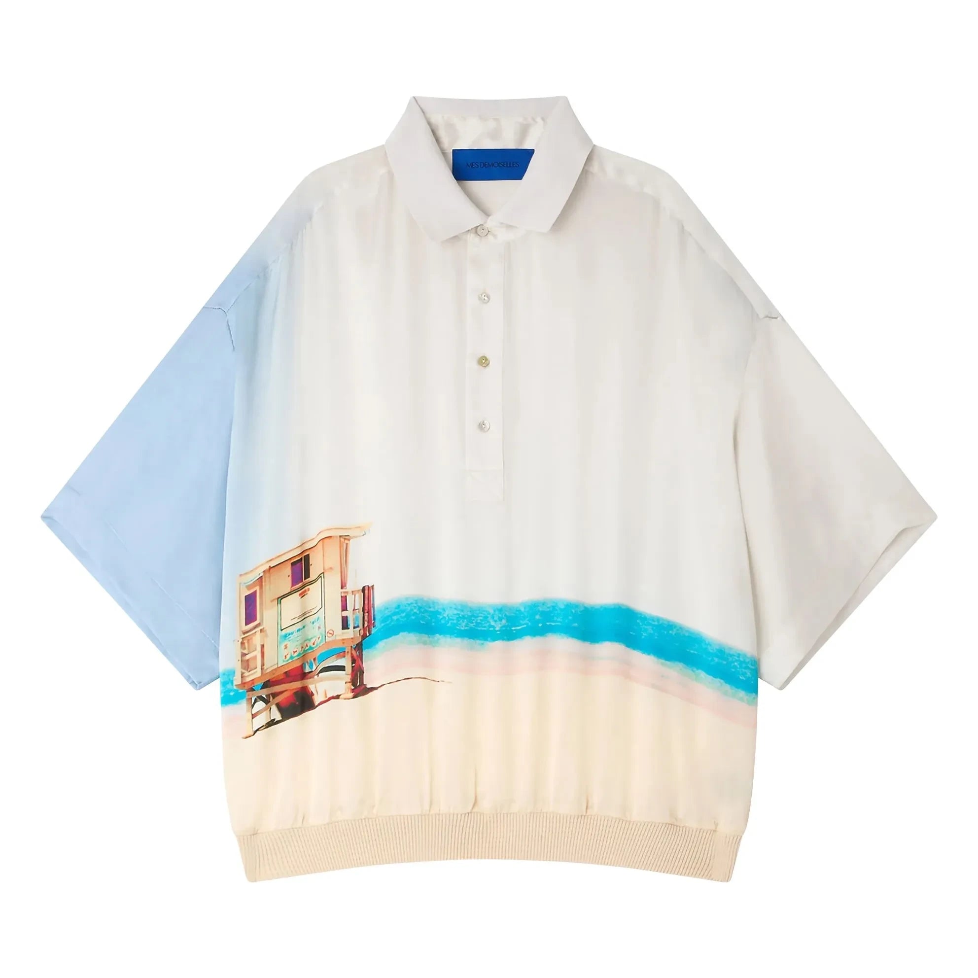 Mes Demoiselles - Blusa de seda Malden | Azul