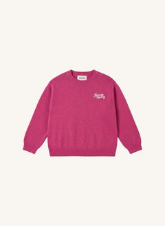 Smallable Kid - Shelly "Keep On Moving" Suéter de Lana | Fucsia