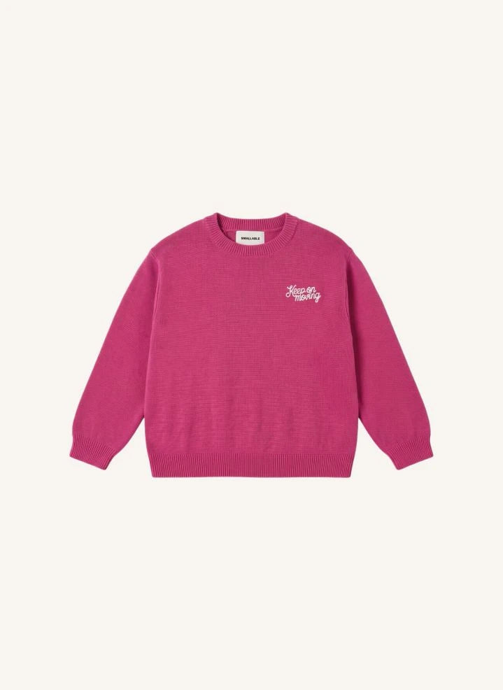 Smallable Kid - Shelly "Keep On Moving" Suéter de Lana | Fucsia