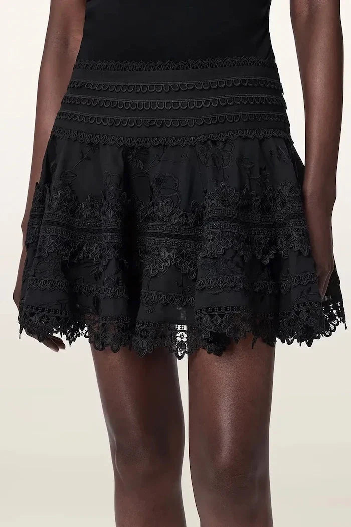 AllSaints Falda de algodón LILLITH