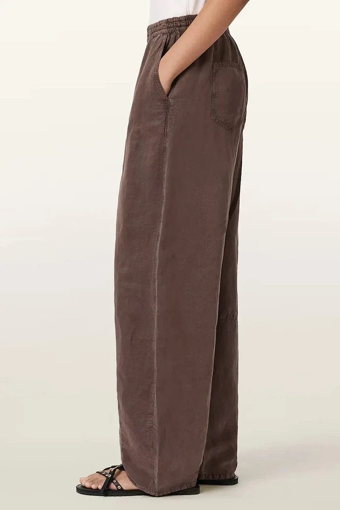 Pantalón JETT de pernera ancha de mezcla de lino para mujer AllSaints