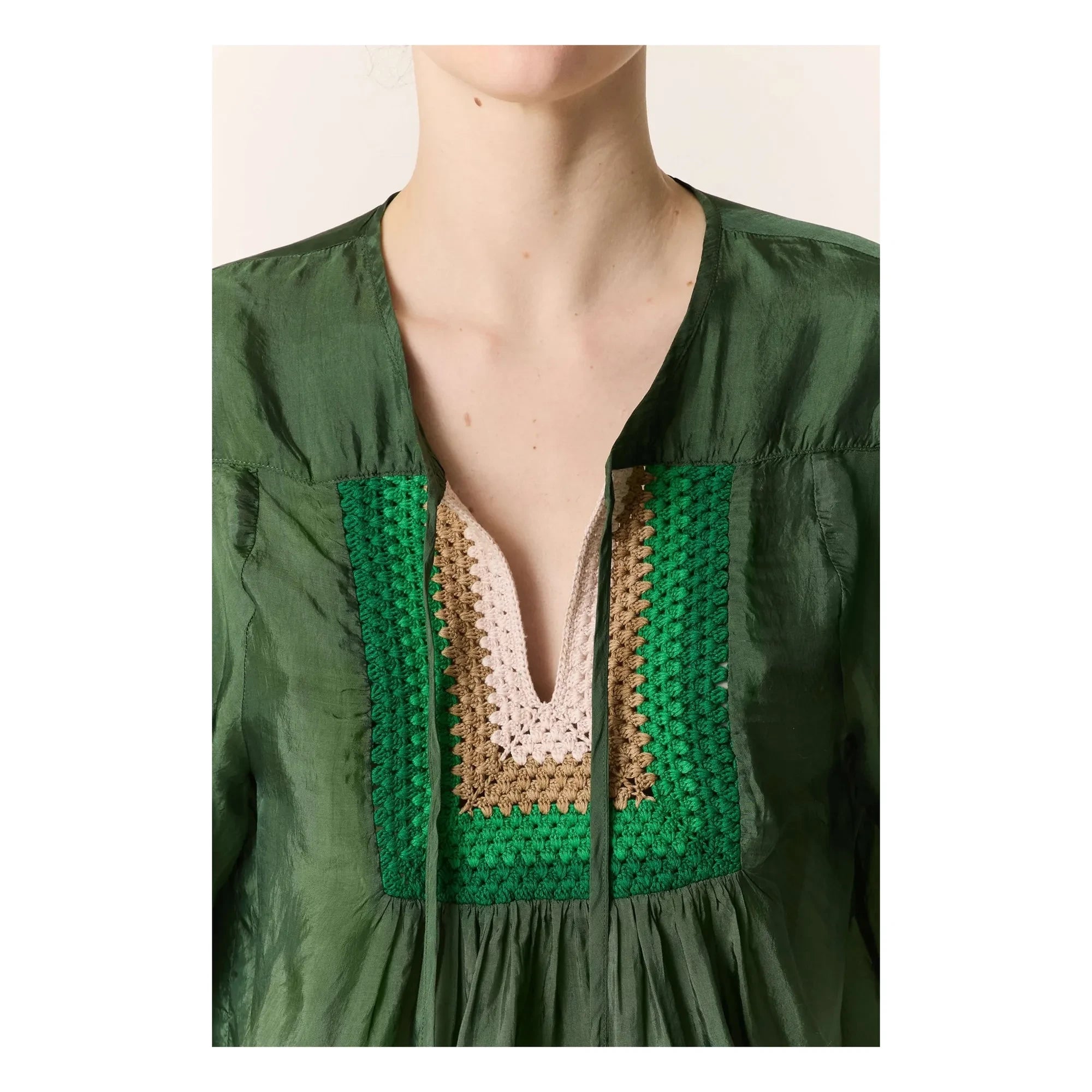 Leon & Harper - Top de punto Cocto | Verde