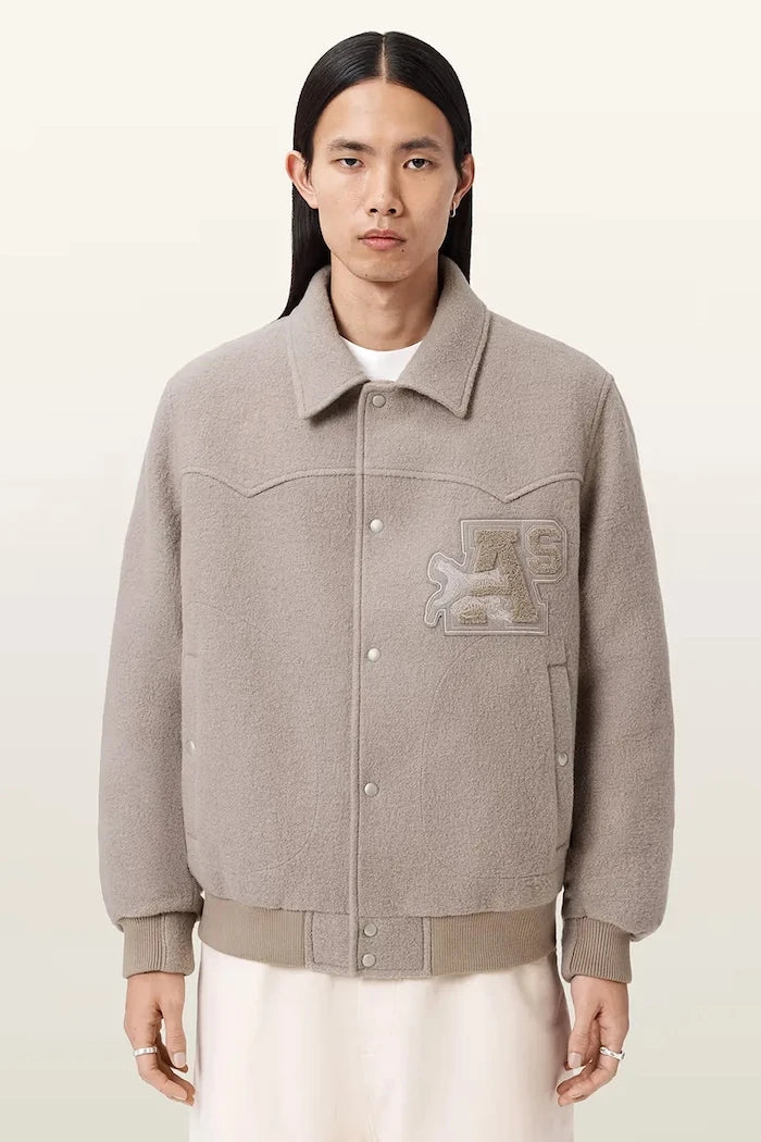 Chaqueta bomber de lana para hombre AllSaints ROYCE