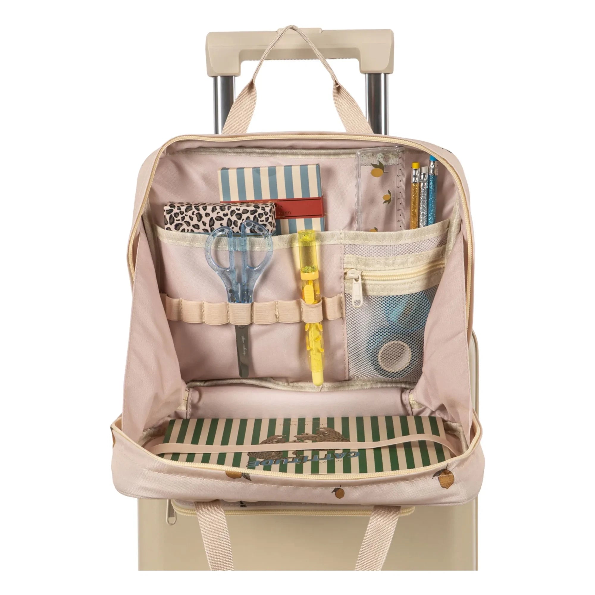 Konges Sløjd - Bolsa de actividades de viaje Limón | Beige