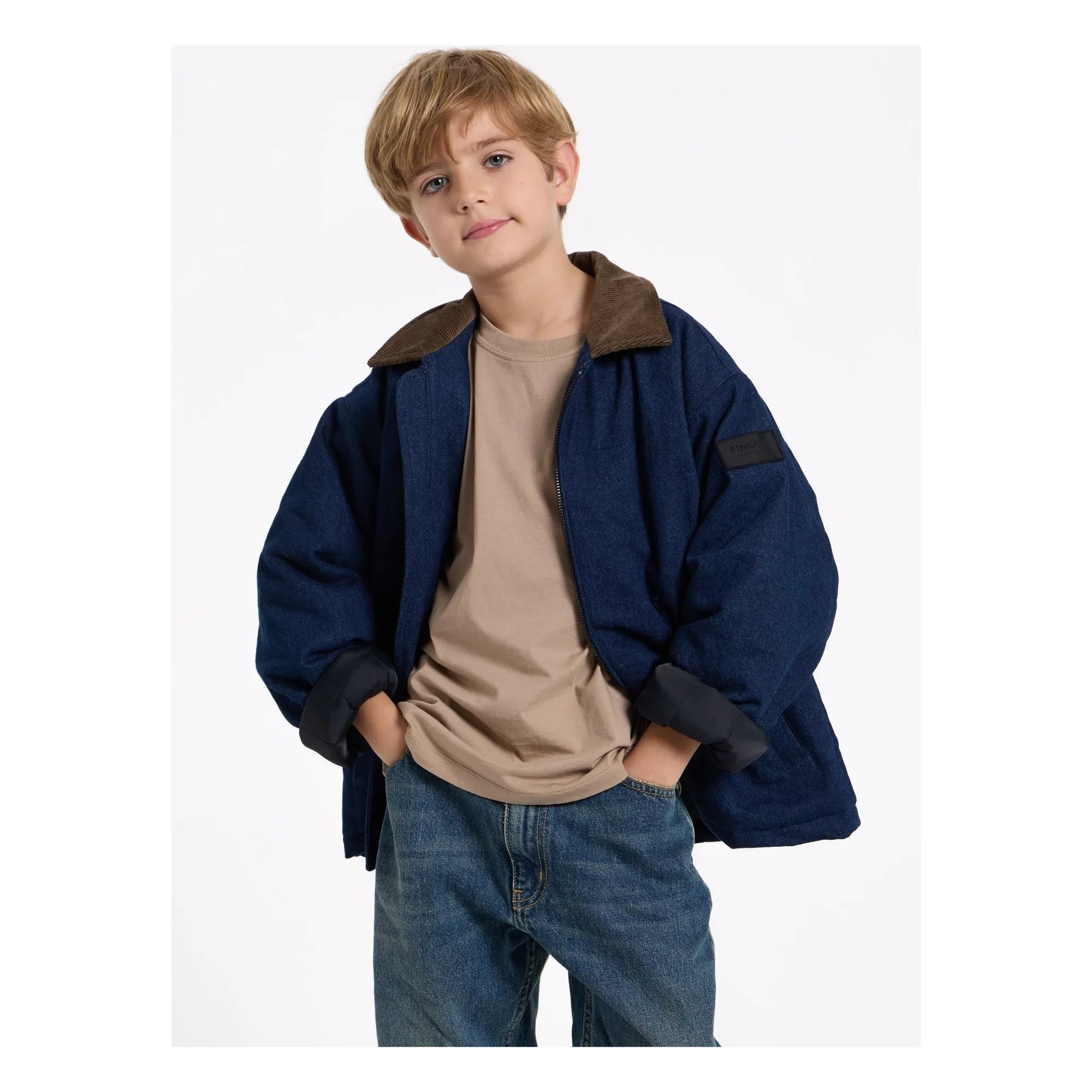 Finger in the nose - Chaqueta vaquera Clark | Denim sin lavar