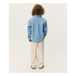 Les Deux - Camisa vaquera Konrad | Azul lavado