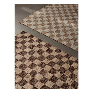 Ferm Living - Alfombras de lana y yute escocesas | Crema