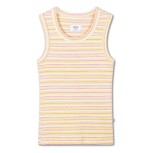 Repose AMS - Camiseta de tirantes acanalada de algodón orgánico | Crudo