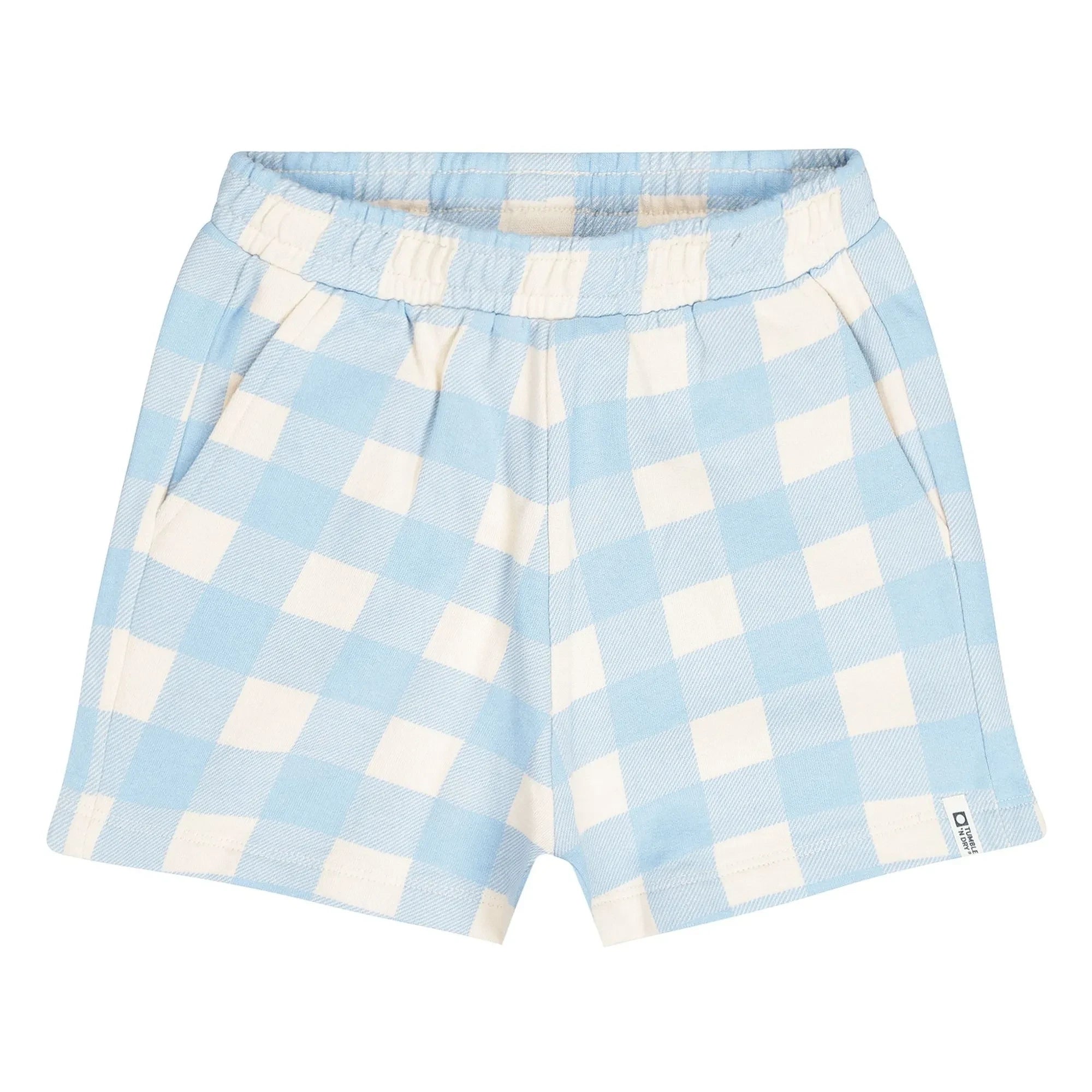 Tumble N'Dry - June Vichy Algodón Orgánico Short | Azul Claro