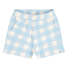 Tumble N'Dry - June Vichy Algodón Orgánico Short | Azul Claro