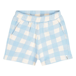 Tumble N'Dry - June Vichy Algodón Orgánico Short | Azul Claro