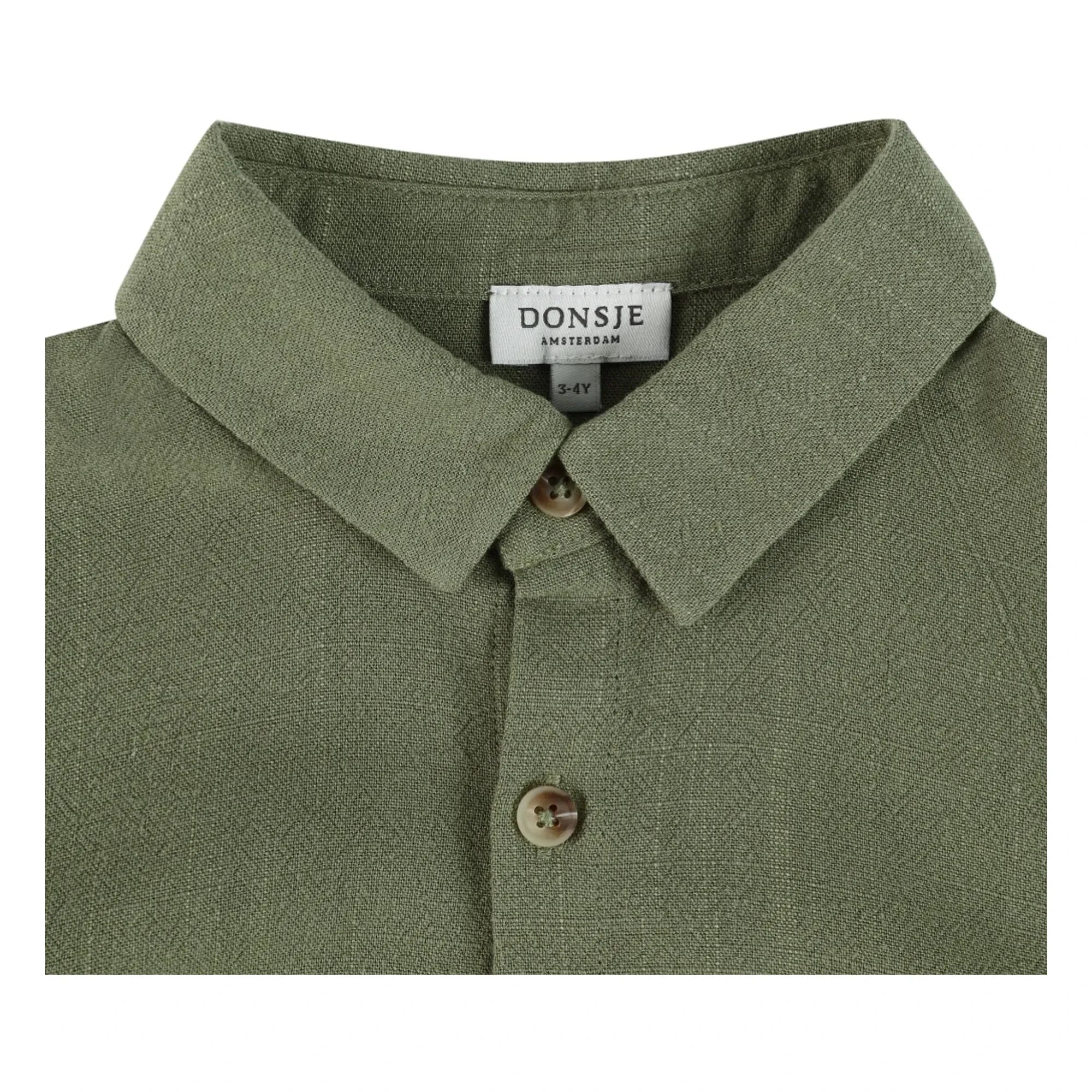 Donsje - Camisa de lino Brammie | Heather White