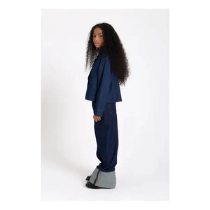 Finger in the nose - Camisa Vaquera Corta Crush | Denim crudo