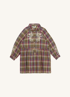 Hundred Pieces - Vestido Cuadrado Shirley | Verde Selva