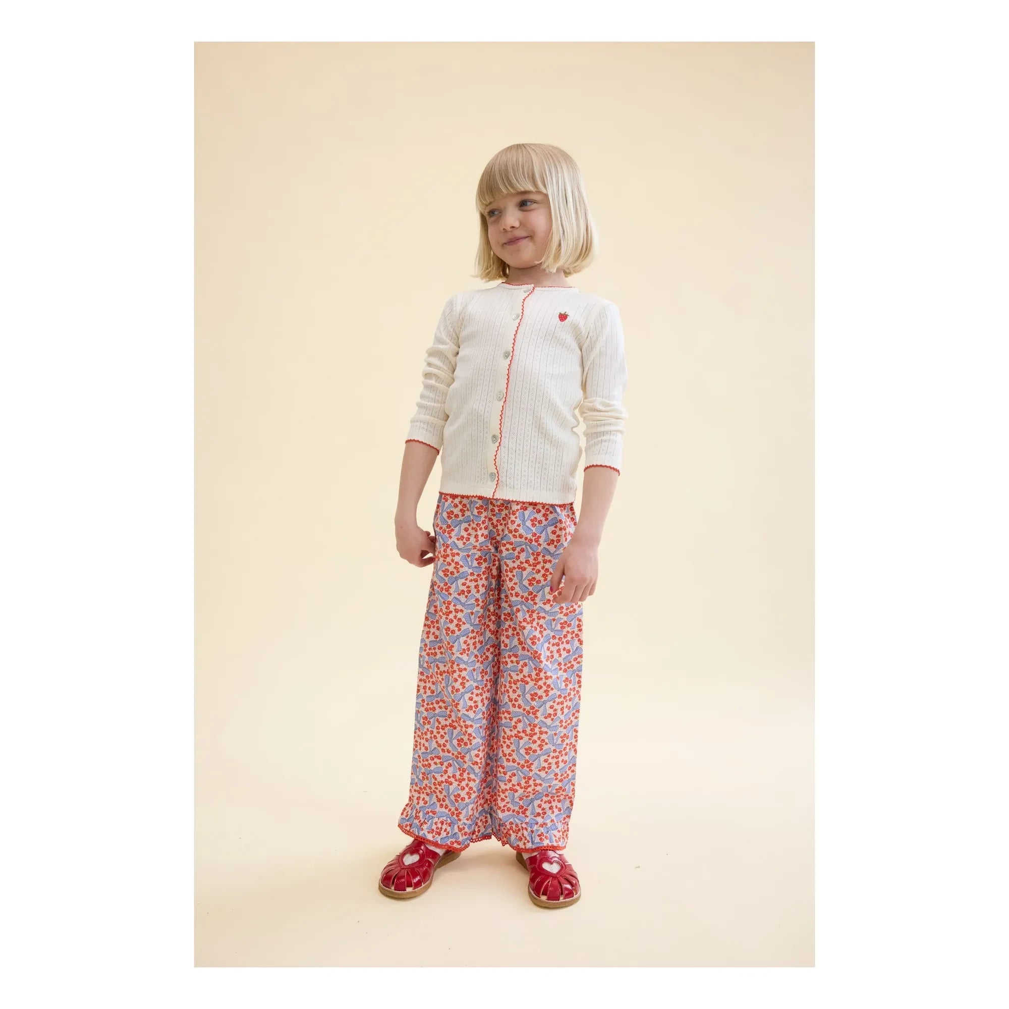 Flöss - Debbie Fleuri Pantalón | Rojo