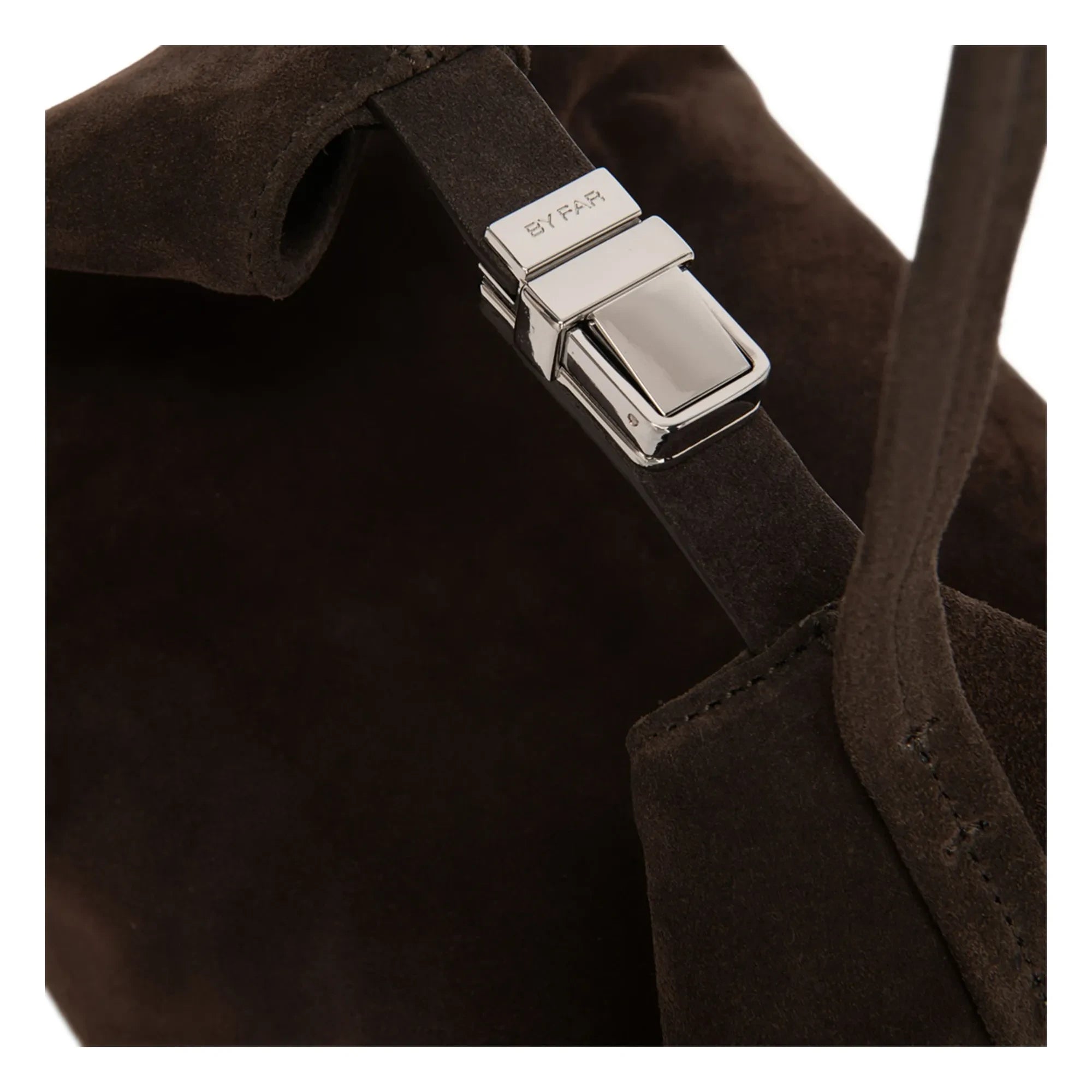 BY FAR - Bolso de ante Bea | Marrón