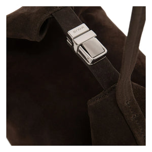 BY FAR - Bolso de ante Bea | Marrón