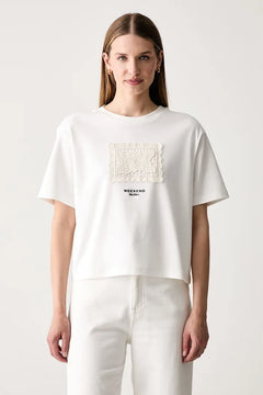 Camiseta de algodón para mujer Weekend Max Mara WKDSALA