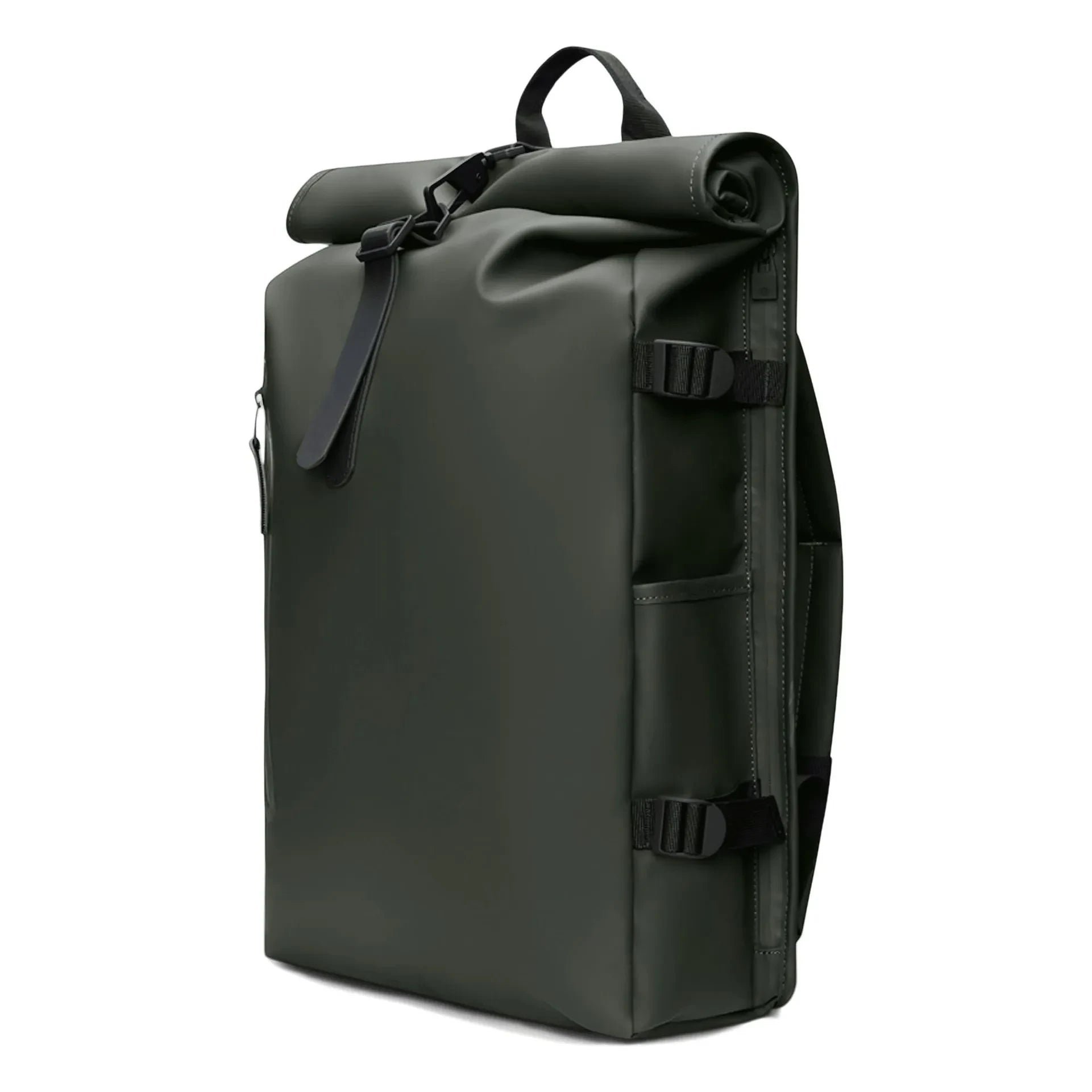 Rains - Rolltop Sırt Çantası Large | Koyu Yeşil