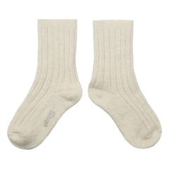 Collégien - Calcetines de cachemira beige ante y lana merino