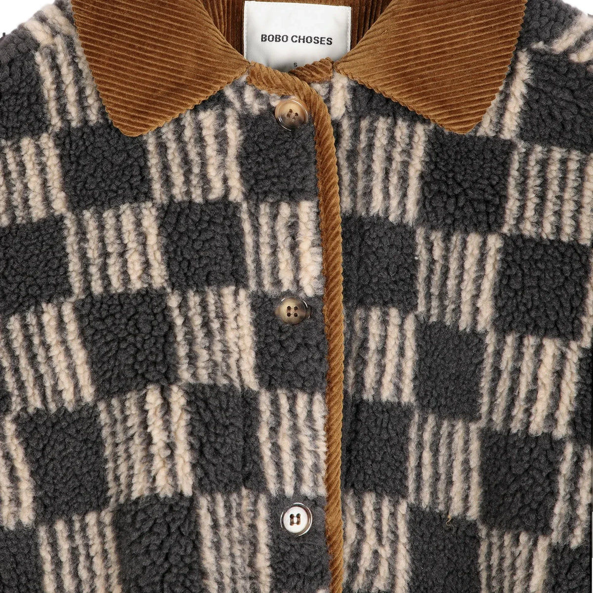 Bobo Choses - Chaqueta Sherpa de Algodón | Beige