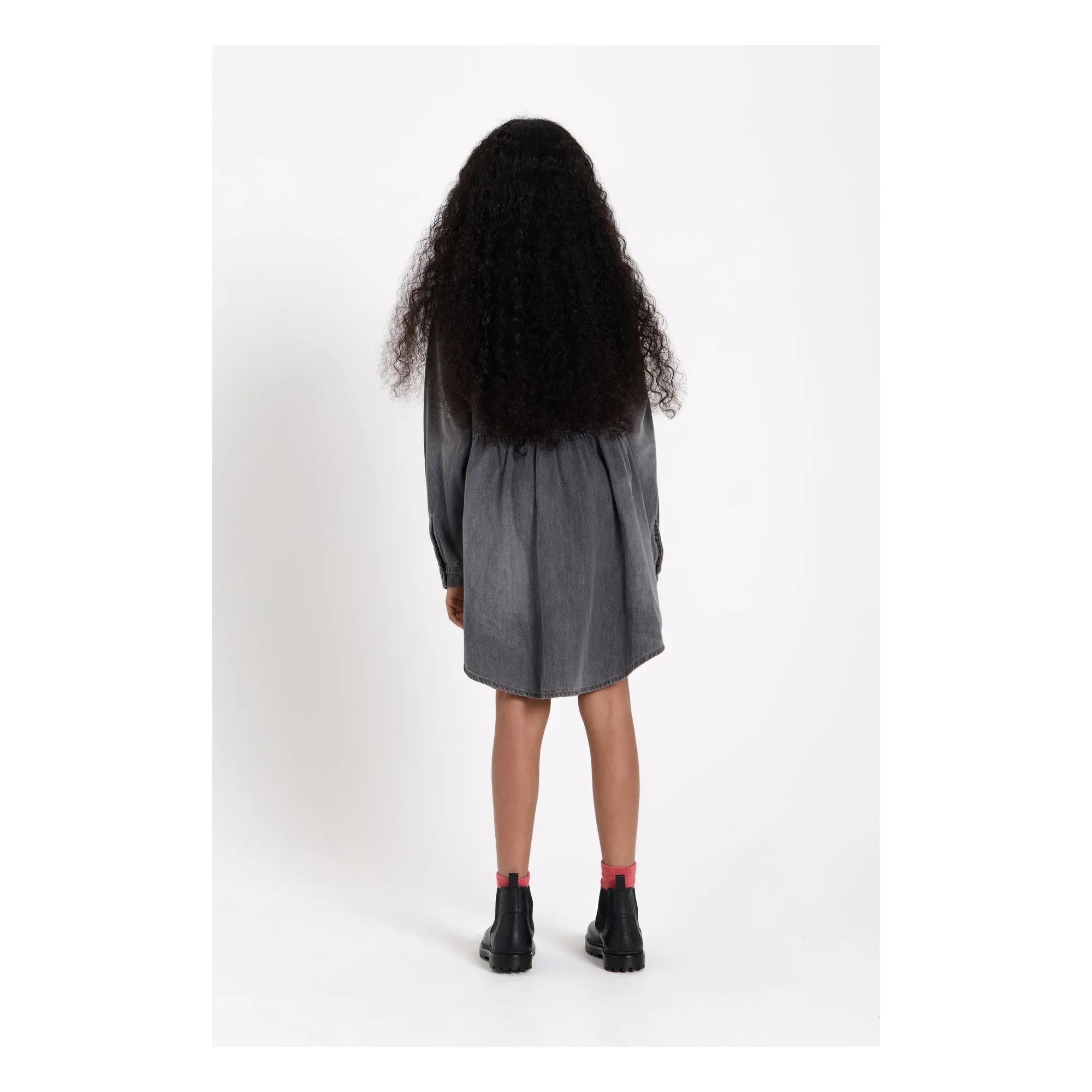 Finger in the nose - Vestido Darlin Denim | Gris denim