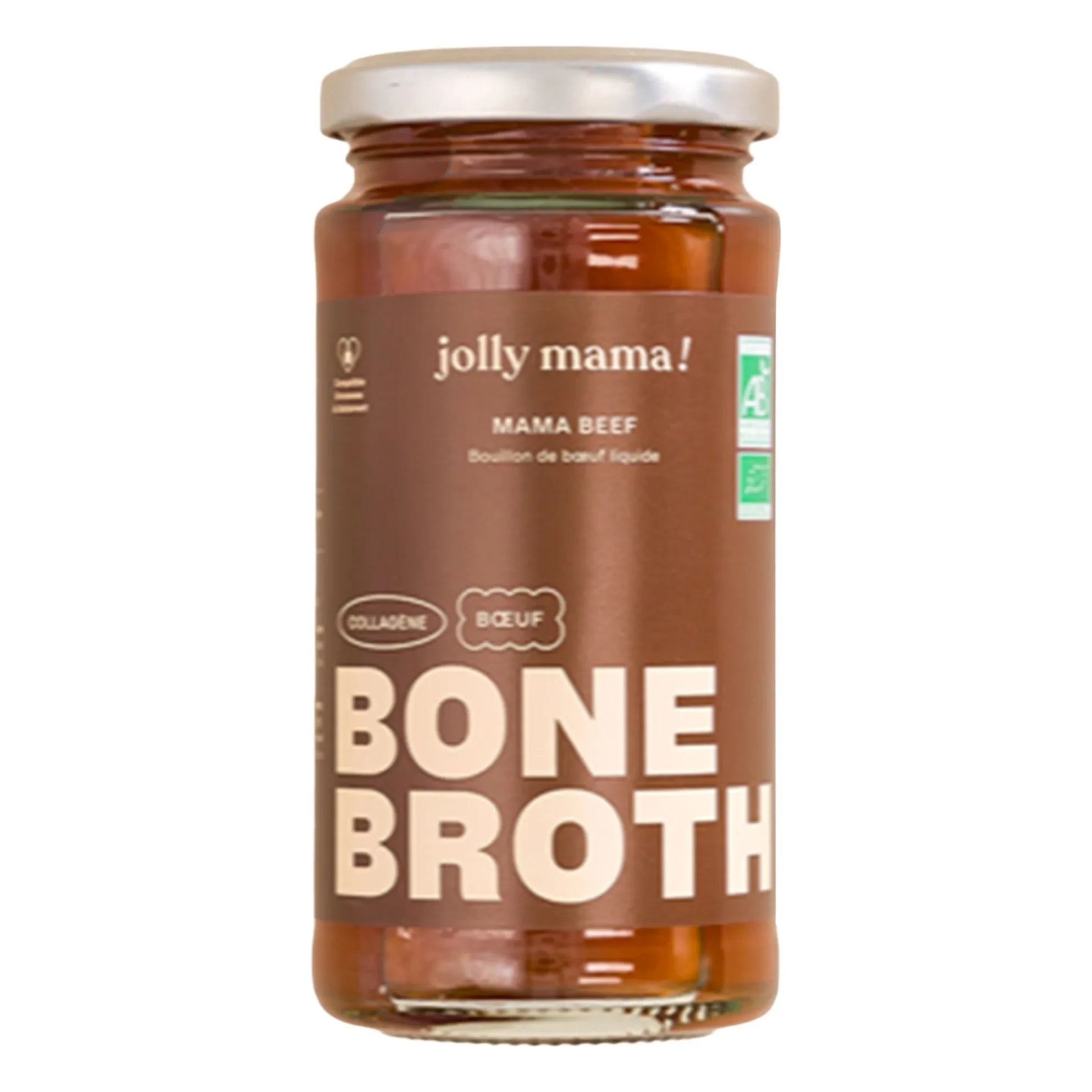 Jolly Mama - Caldo de huesos de ternera - 6 caldos de huesos de 240 ml