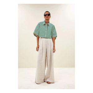 Bar - Pantalón de lino Sef | Crema