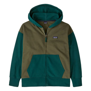Patagonia - Sudadera con cremallera completa de algodón orgánico | Verde