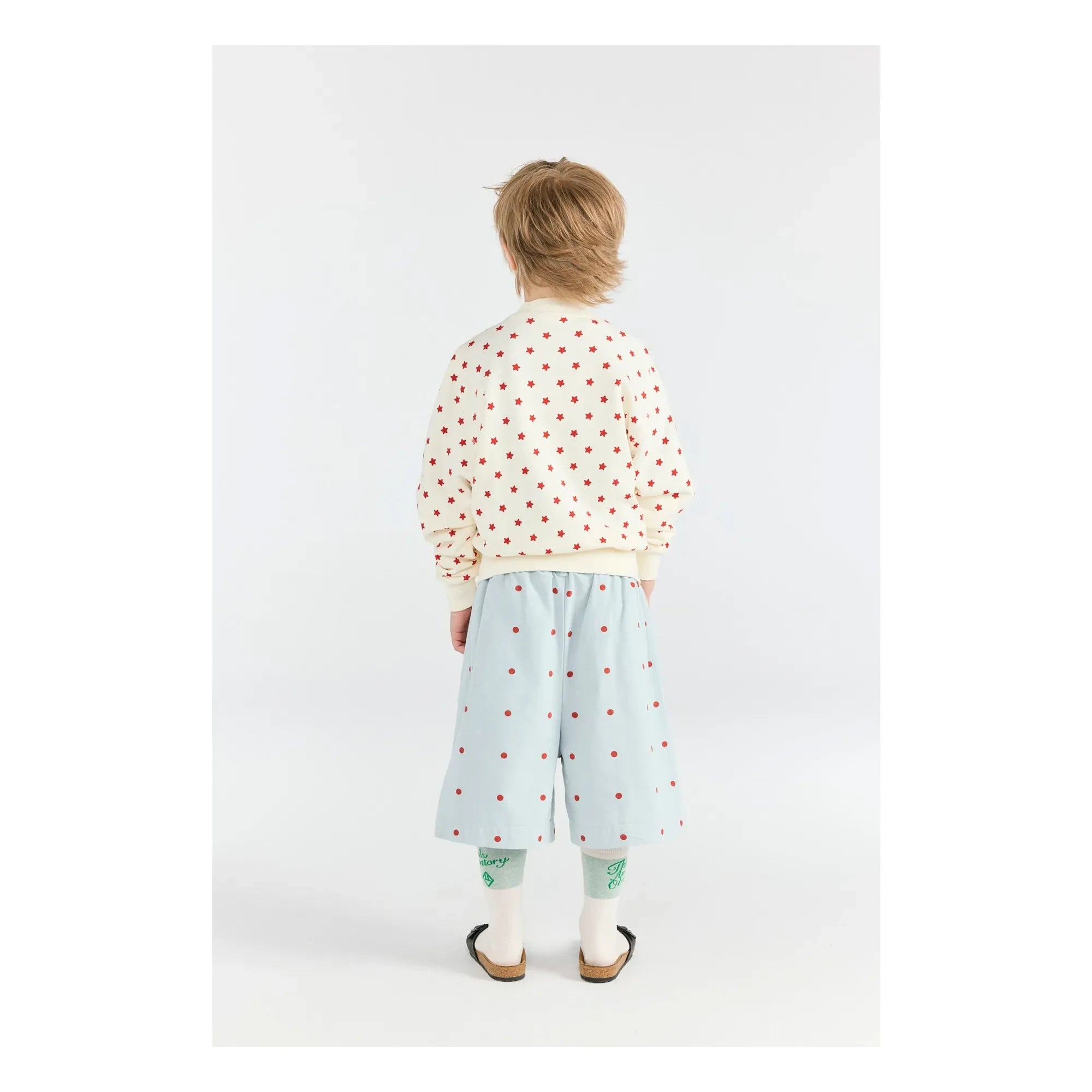 The Animals Observatory - Chaqueta con cremallera Zebra Stars | Blanco