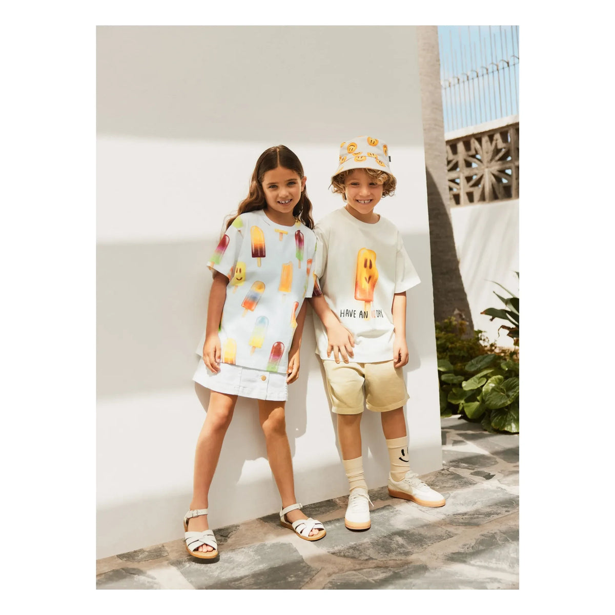 Molo - Camiseta Riley Algodón Orgánico Ice | Blanco