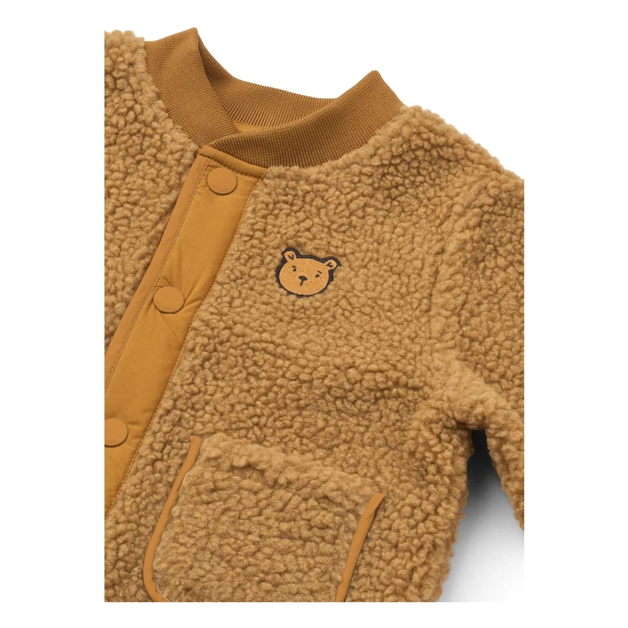 Liewood - Lora Osito Chaqueta Sherpa de Fibra Reciclada | Marrón