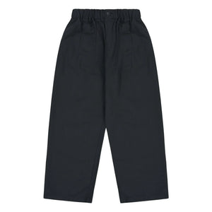 Kappy - Pantalones Anchos con Detalle de Pliegues | Azul Marino