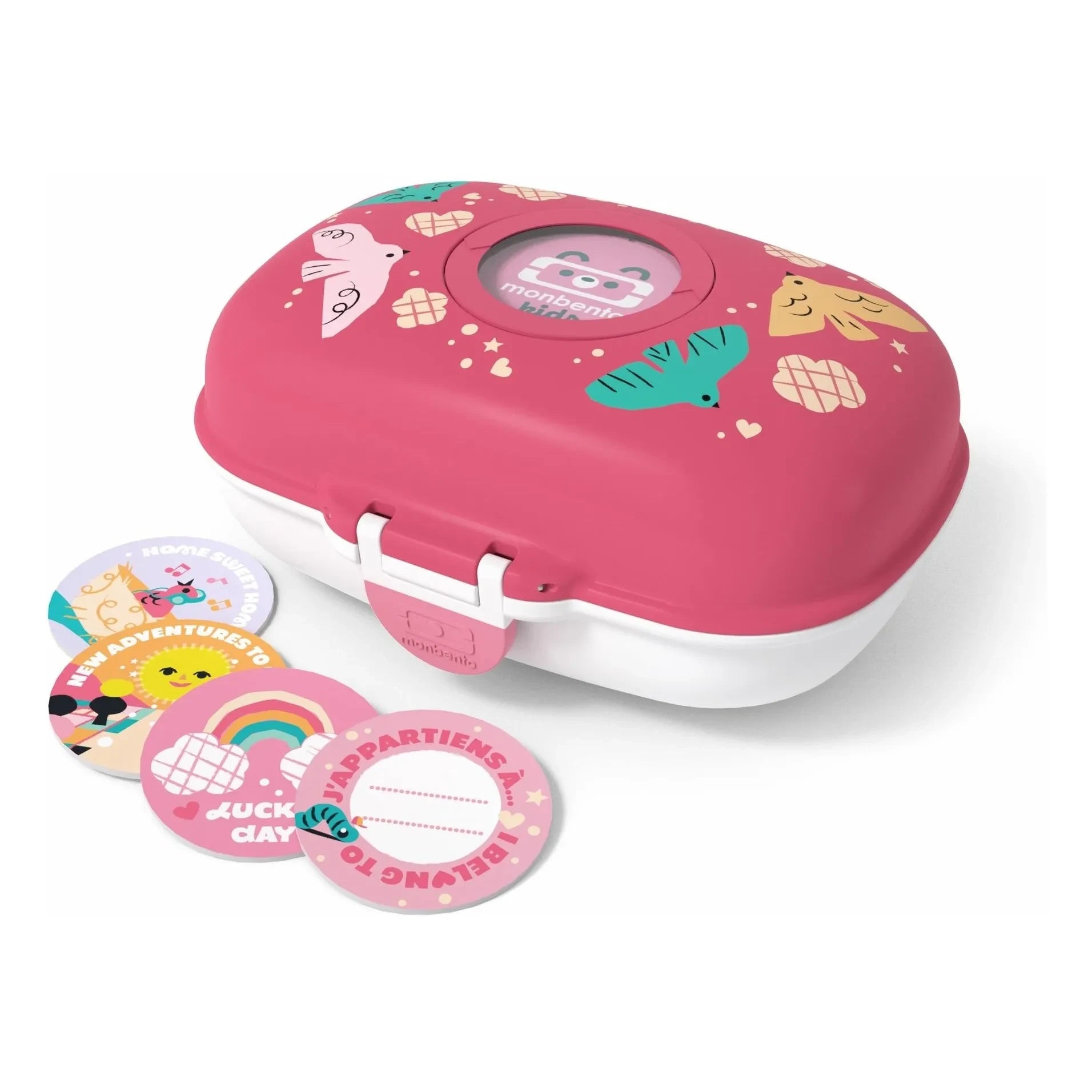 Monbento - MB Gram Oiseaux fiambrera | Rosa