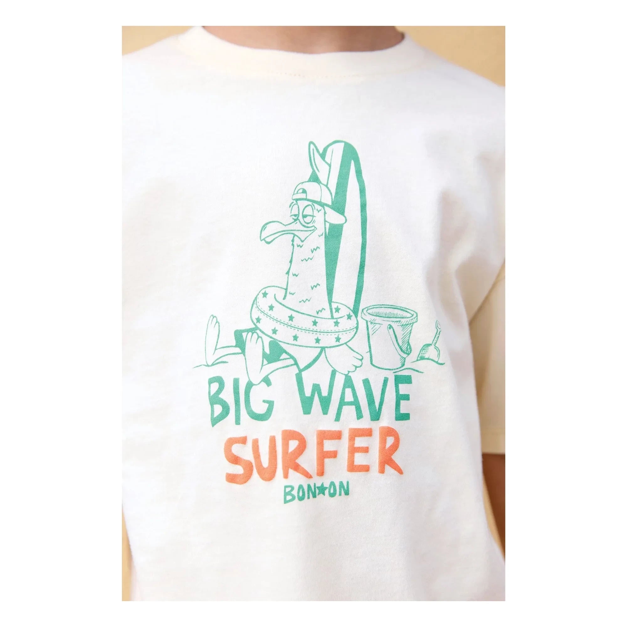 Bonton - Camiseta Livo Big Wave | Vainilla