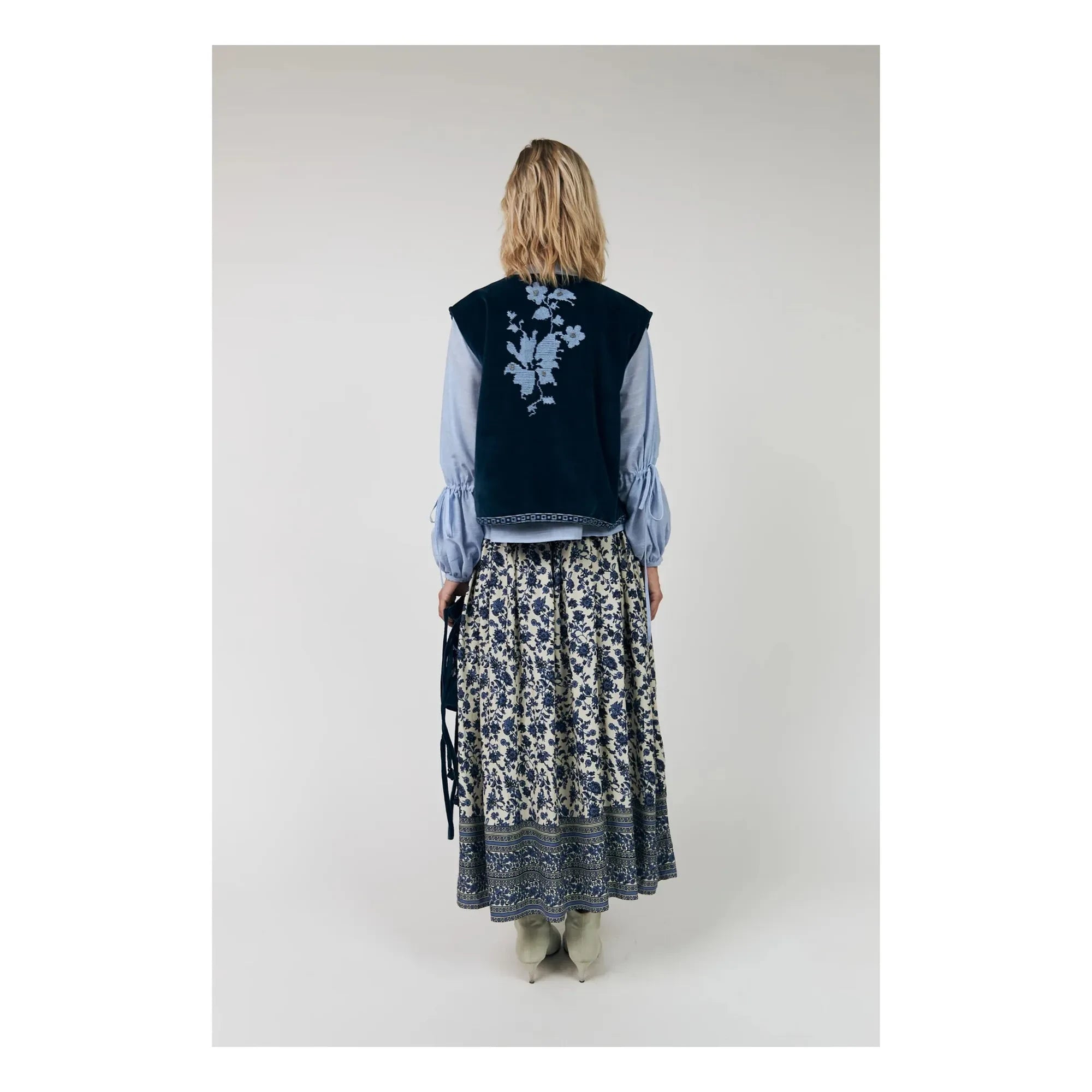 Lollys Laundry - Chaqueta de algodón Bin | Turquesa