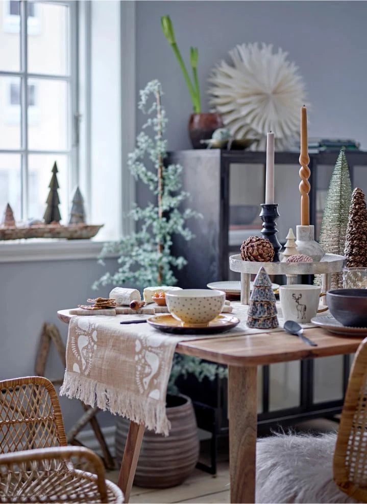 Bloomingville - Adorno Navideño de Madera en Forma de Estrella