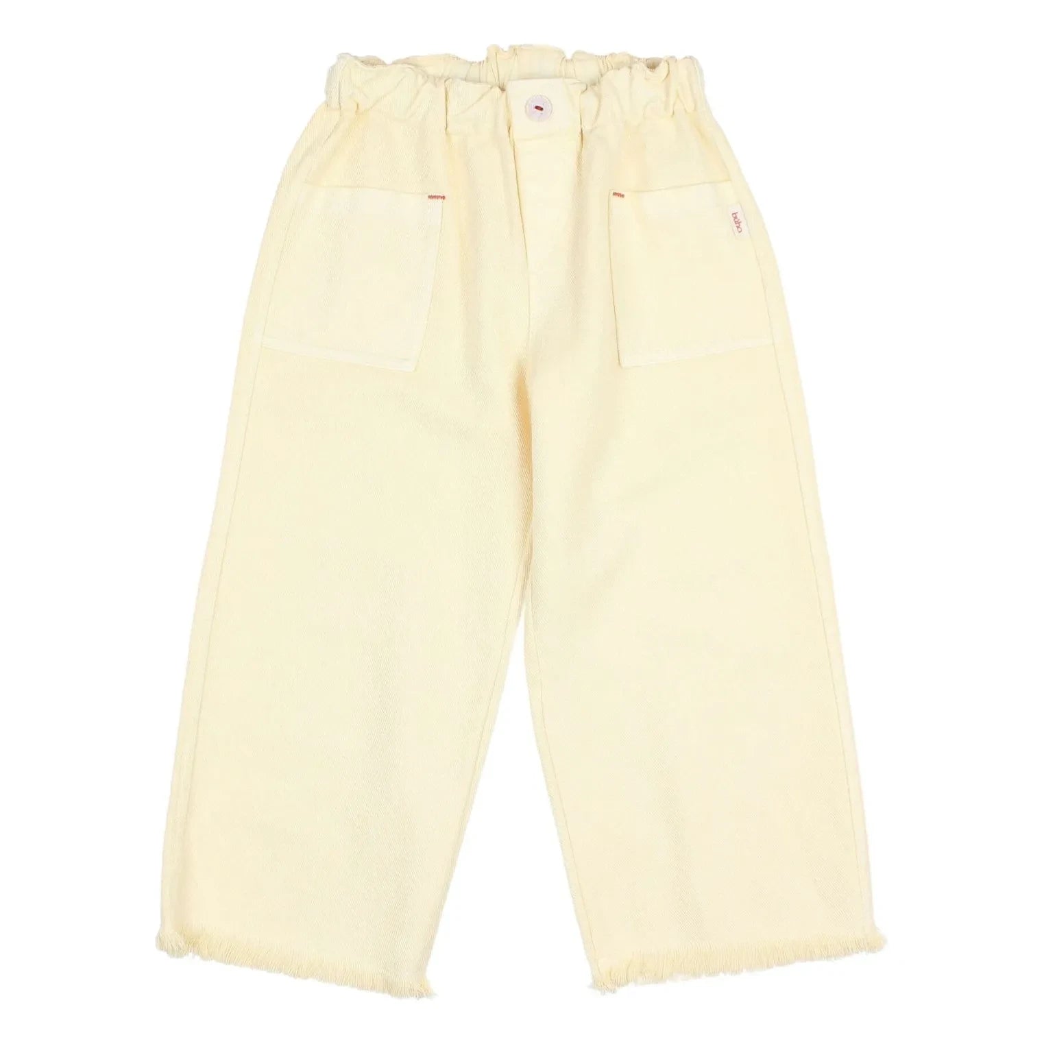 Búho - Pantalones pitillo de lyocell | Amarillo pálido