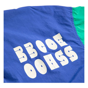 Bobo Choses - Chaqueta de chándal de fibra reciclada con bloques de color | Azul