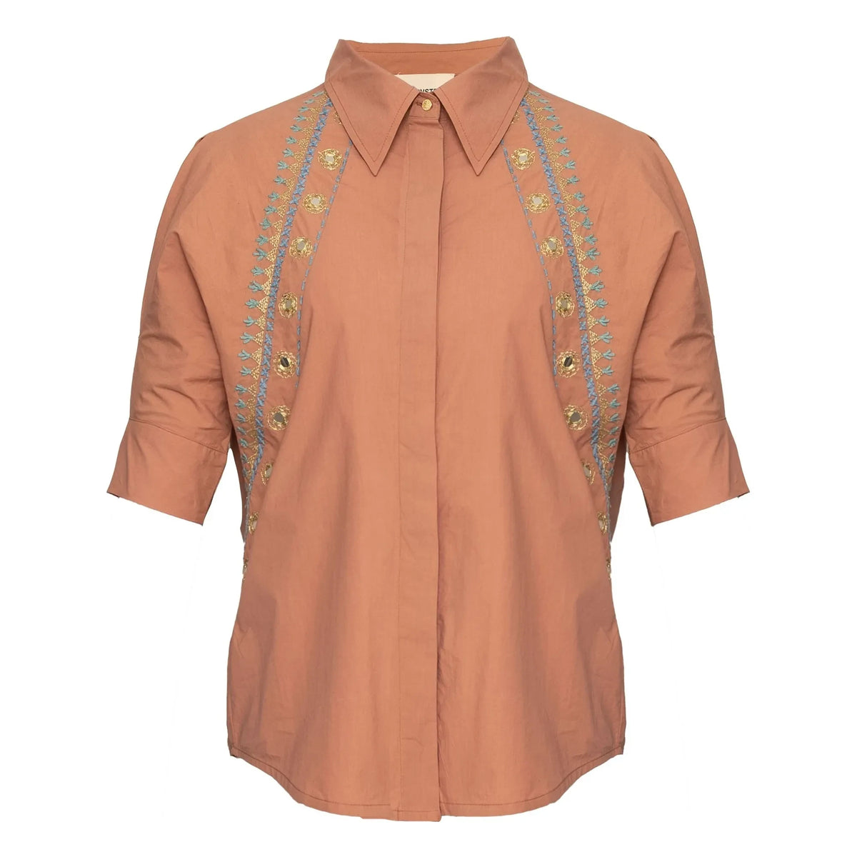 Virginie de Vinster - Blusa Udaipur | Verde