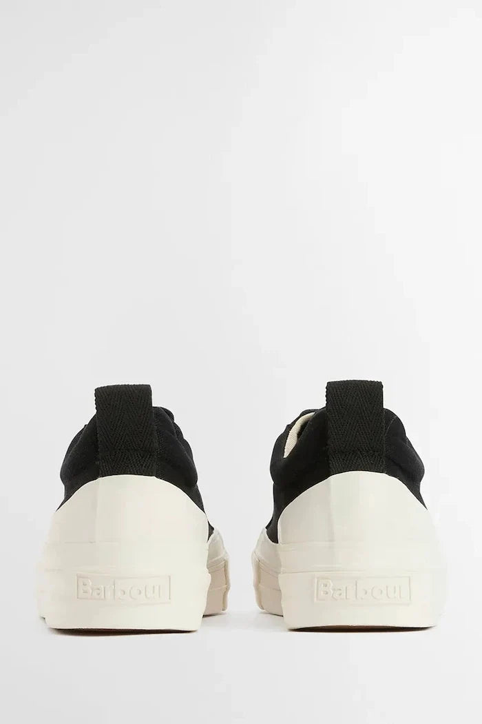 Zapatillas deportivas bajas de algodón Barbour Stanhope Trainer para mujer
