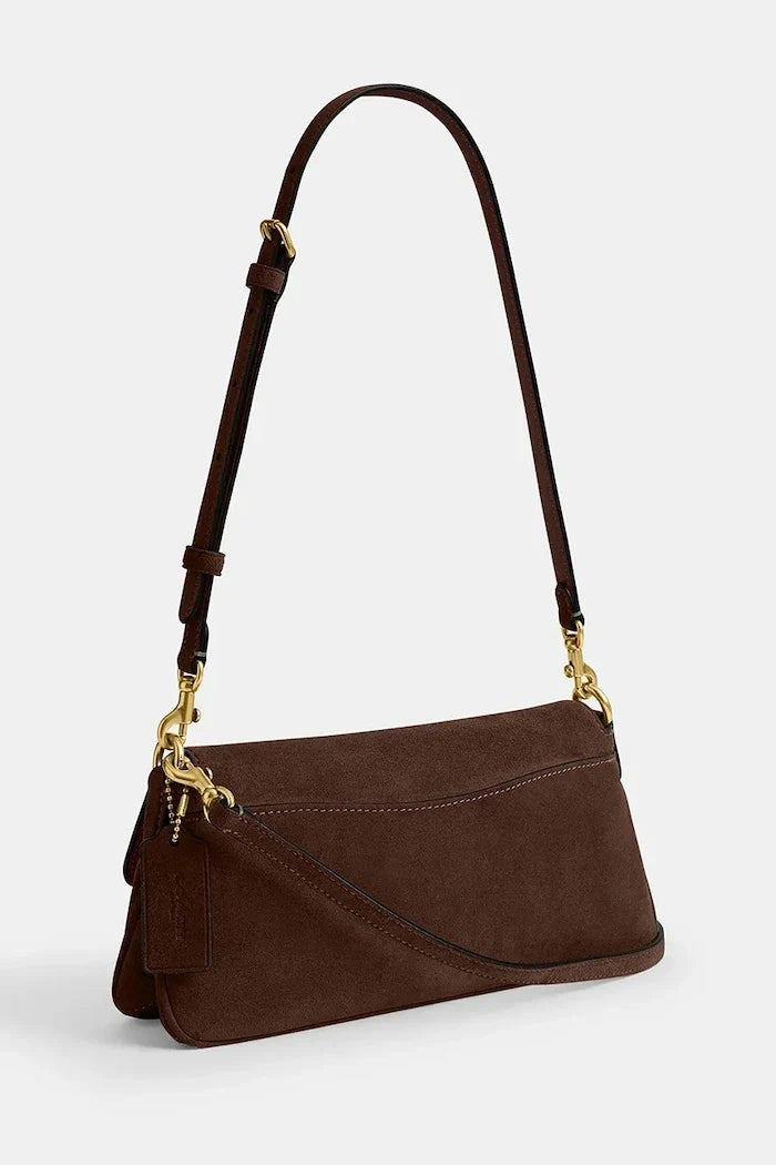 Bolso de hombro Coach Jet de ante para mujer