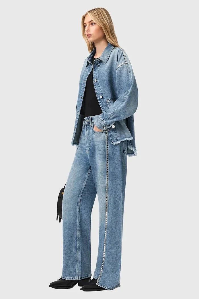 AllSaints barrel vaqueros para mujer FRANKIE