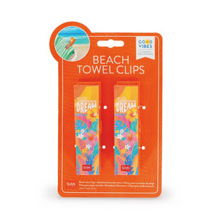 Legami - Set de 2 Clips para Toallas de Playa - Sueño Tropical