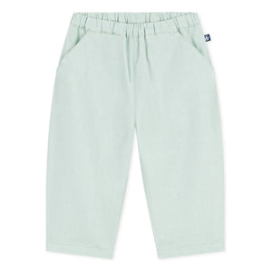 Petit Bateau - Pantalones de lino | Turquesa