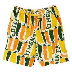 Fabula - Pantalones cortos de felpa Peppers | Amarillo