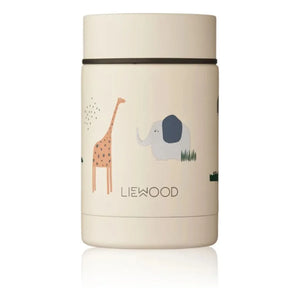 Liewood - Caja de almuerzo aislada Nadja | Safari sandy mix