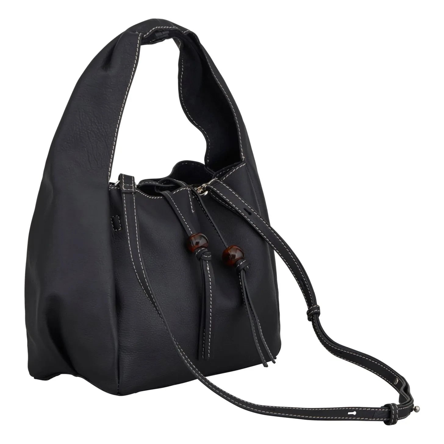 Becksöndergaard - Bolso Haper de piel granulada | Negro