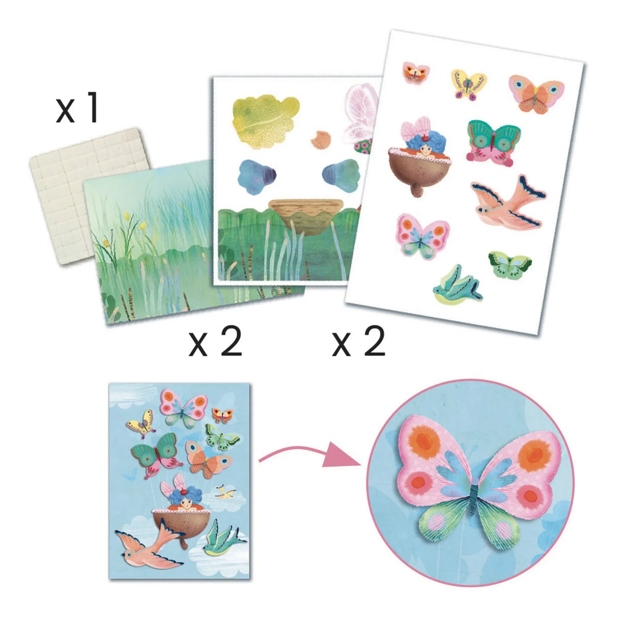 Djeco - Kit de Actividades Multiusos Hada