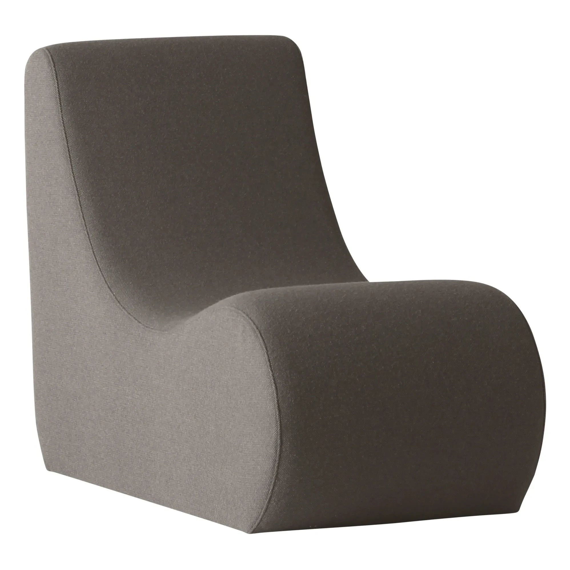 Verpan - Silla Lounge Welle 2 | Gris oscuro